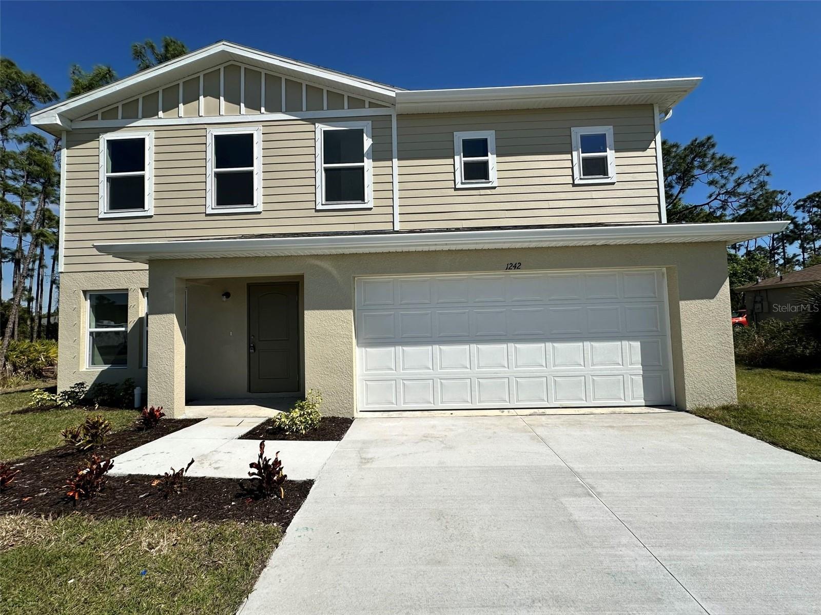 This beautiful 2 story, 4 bedroom 3 complete bathroom home is located in Port Charlotte. Home features laminate, carpet in the bedrooms and loft/game room, interior laundry room. This home is very spacious and the layout will be very pleasing to your family. The upstairs features a flex space perfect for a game room, play room, family command center. Conveniently located within minutes of schools and shopping. Call today to schedule your viewing of this lovely home.