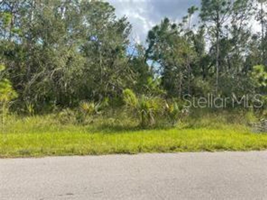 This spacious vacant lot is ready for your new home or investment project—and it’s open to all builders! Located just minutes from I-75, you’ll enjoy convenient access to beaches, shopping, dining, and entertainment. The Atlanta Braves Spring Training complex is only about 30 minutes away, adding to the area’s growing appeal. Electricity and water are nearby, and with no HOA or deed restrictions, you’ll have the freedom to create the lifestyle you want. Priced at only $22,000, it's  an incredible opportunity to secure your slice of sunny Southwest Florida! Come see why so many are choosing to call North Port home.