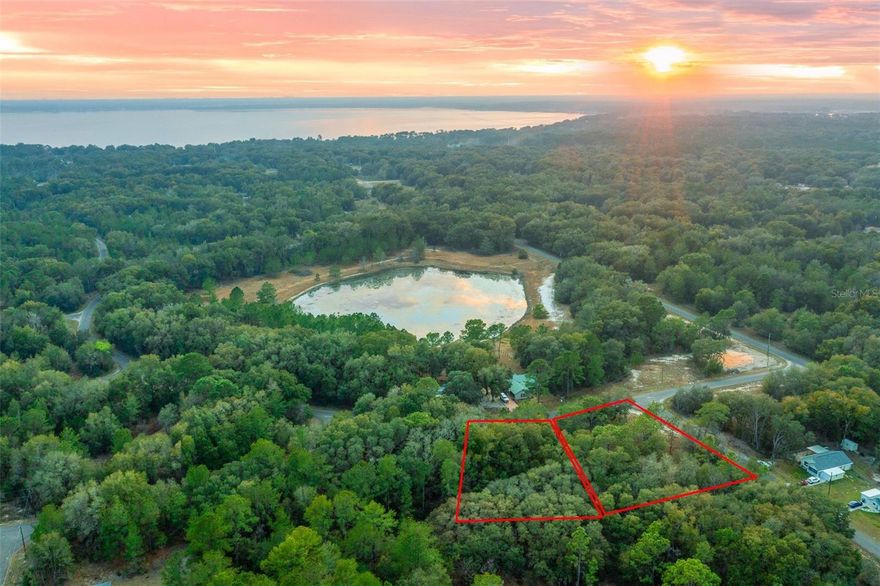 This blank canvas is your chance to craft a home tailored to your desires. This peaceful 0.51-acre residential land lot, is ideally situated in Ocklawaha, a mere mile and a half from the breathtaking shores of Lake Weir.  With this rare find - corner double lot, the possibilities are endless. 

While nestled in a tranquil locale, this property is still conveniently located near essential amenities, ensuring you have the best of both worlds - peaceful surroundings and easy access to daily necessities.  Discover the joys of living just a stone's throw away from Lake Weir, a 5,685-acre freshwater haven offering a plethora of outdoor activities, restaurants and stunning views. 

Seize this chance to own a piece of Ocklawaha's beauty, with the allure of Lake Weir just moments away. If you are a builder looking to maximize and build side by side or a new home owner wanting a double lot contact us today to schedule a viewing and start envisioning the home you've always dreamed of.