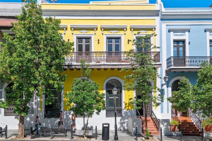 Presenting a unique opportunity, this charming completely renovated commercial building encompasses approximately 8,379 square feet spread across two main floors and a smaller third level. The property boasts direct access to the roof, creating the potential for a breathtaking rooftop terrace with stunning views of the vibrant San Juan area, along with glimpses of the San Juan Bay.

Situated just steps away from two major parking structures in Old San Juan, this building ensures excellent parking accessibility for both tenants and visitors. Its strategic location provides significant exposure in one of the oldest cities in the Western Hemisphere, enhancing visibility and foot traffic.

Ideally located near the San Juan Bahía Urbana Park, the property is surrounded by a rich tapestry of residential, retail, commercial, and tourism establishments, including government offices, residential condominiums, cruise ship docks, restaurants, banks, hotels, and other vital services. Additionally, it is directly across the street from the US Bankruptcy Court, one of the most emblematic buildings in Old San Juan, further elevating its appeal.
Whether envisioned as an office space, mixed-use building, or transformed into residential condominiums, a boutique hotel, or multifamily housing, the future owner of this asset will benefit from its prime location, strong demographics, and solid structural integrity—all contributing to significant potential for growth and development.

Summary:
Commercial Building in Recinto Sur Street – FOR SALE
Location: 255 Recinto Sur, San Juan, PR
Building Area: Approx. 8,379 Square Feet
Zoning: CT-3 (Touristic Commercial)
Seller Financing: Subject to negotiation