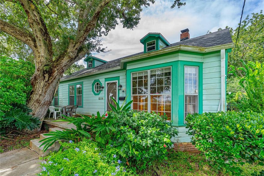 Nestled on one of the largest parcels in the area, this charming 2-story, 3-bedroom, 2-bath home on Riverside Drive offers the perfect blend of charm, space, and waterfront living with stunning views. Just blocks from the historic, vibrant downtown New Smyrna Beach with its charming boutiques and exquisite dining, this property provides both tranquility and easy access to the best the area has to offer, including the Smyrna Yacht Club and the beautiful nearby beaches. The home boasts breathtaking views and direct access to the Intracoastal Waterway, complete with riparian rights that allow you to securely store your watercraft on your private dock with a boatlift. Whether you're an avid boater or simply love being near the water, this home offers unparalleled convenience and recreational possibilities. Original wood floors create a warm, inviting atmosphere, and the spacious kitchen flows seamlessly into the dining room, making it perfect for hosting family gatherings. The cozy living room, featuring a wood-burning fireplace, overlooks the waterway, creating the perfect spot to unwind and watch the world go by. The split-bedroom floorplan offers privacy and comfort, with a large den and sitting room that can easily accommodate overnight guests. Enjoy peaceful sunrises from the front porch or your private dock, while the expansive rear deck, shaded by mature trees, provides an ideal setting for evening sunsets and outdoor relaxation. The second-story bedroom includes a private deck, perfect for enjoying your morning coffee while soaking in the views. A detached garage provides ample space for storage, along with an additional area for garden tools and recreational equipment. The waterfront portion of the property is well-equipped, featuring a dock, boatlift, floating platform, and its own 100-amp power service and water well, making it ready for all your boating needs. This home offers plenty of space for future expansion, whether you're looking to add on to the existing structure or build your dream home on this oversized parcel. Located just minutes from boat ramps, beaches, and several golf courses, and a short drive to Flagler Avenue and Canal Street, where local shopping and top-rated dining await, this Riverside Drive home provides the perfect balance of serene waterfront living and lively coastal activities. Don’t miss this rare opportunity.