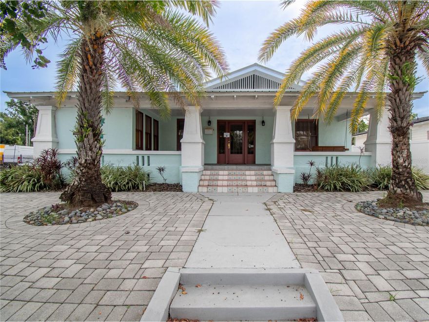 Prime Commercial Office Opportunity in Seminole Heights – High Visibility on Florida Avenue

Position your business for success in the heart of Tampa with this exceptional office property located on Florida Avenue, offering unbeatable exposure with an Annual Average Daily Traffic count of 18,200 vehicles. Perfectly suited for an attorney’s office or any professional service seeking prominent visibility, this building delivers both charm and functionality in one of Tampa’s most vibrant communities.

Just minutes from Tampa International Airport, Downtown Tampa, Raymond James Stadium, Amalie Arena, and the Channel District, this location provides unmatched convenience for business professionals and clients alike.

With over 2,000 square feet of space, the building is designed to accommodate a wide range of office needs. Inside you’ll find four private offices, a full kitchen, bathroom, and generous common areas that include a welcoming living room or waiting area. A spacious secondary room provides the ideal setting for a large conference table or additional meeting space. Classic touches such as a covered front porch with a swing and a side patio with seating offer a unique sense of comfort and hospitality, while on-site parking ensures ease of access. High-speed internet is also available to support modern business operations.

As an added advantage, the adjacent property features small apartments available for rent, creating the possibility of a convenient live-work setup.

Whether you’re seeking a long-term office solution or envisioning a versatile business headquarters, this Seminole Heights property offers style, visibility, and accessibility—a rare combination in one of Tampa’s most desirable locations.   Commercial Property is being offered as a Modified Gross Lease.