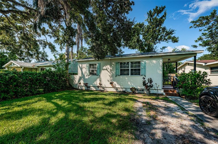 Charming and move-in ready, this 2-bedroom, 1-bath bungalow offers a great opportunity in a convenient North St. Petersburg location. With a bright, efficient layout and comfortable living spaces, this home is ideal for a first-time buyer, downsizer, investor, or anyone looking for a single-family home in a central St. Pete neighborhood.

Inside, the home features practical everyday conveniences including air conditioning, in-home laundry, dishwasher, microwave, range, and refrigerator. The layout makes smart use of the space, offering a cozy living area, functional kitchen, two bedrooms, and one full bathroom.

Outside, enjoy a private yard, porch, and patio with room to relax, garden, entertain, or create your own outdoor retreat. Located near shopping, parks, restaurants, downtown St. Pete, and major roadways, this home provides easy access to everything the area has to offer.

A clean, charming, and well-located St. Petersburg home with outdoor space and plenty of potential.

Priced for a quick sale and move-in ready, this charming North St. Pete bungalow is a great opportunity for a buyer, investor, or anyone looking for an affordable single-family home in a central location.