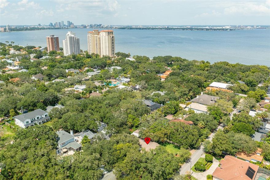 Extraordinary Bayshore Beautiful oversized lot for sale.  One Large Lot for sale for $2.6 Million .5022 Acre - 156X140 or 2 Lots .2511 Acre 78X140 per lot for $1.3 Million Each. Property may be able to be subdivided to 60 foot frontage due to RS-60 Zoning. That would allow the 2nd lot to possibly be subdivided to 96 foot frontage.  If 60 foot frontage lot price available at $1 Million.  If 96 foot frontage lot available at $1.6 Million. Lot may be subdivided into 2 Lots (Possibly 3 lots) Per a Letter from the City of Tampa Urban Planner available for review. Boundary Survey & Topo Survey available for review.  Tree Arborist Report available for review. Current lot size is .5022 Acres.  If divided into 2 lots- size of each lot 78X140. "X" Flood Zone!  Schools: Roosevelt, Coleman & Plant~ Seller prefers to sell both lots together.