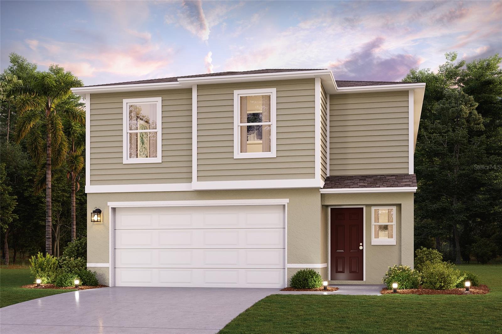 Under Construction. Discover modern luxury in the sought-after Eagle Hammock community! Explore the vibrant the spacious and inviting Mayfield Plan. This two-story home features an open great room that flows into a charming dining area, perfect for gatherings. The kitchen dazzles with stylish cabinets, striking granite countertops, and stainless steel appliances, including a range with a microwave and dishwasher.
Upstairs, enjoy a primary suite with a private bath, ample walk-in closet, additional bedrooms, and a functional laundry room. A two-car garage and energy-efficient Low-E insulated dual-pane vinyl windows complete this home. With a one-year limited warranty included, the Mayfield Plan offers comfort and convenience. Amenities include Pool and Clubhouse! Seller Offering Concessions!