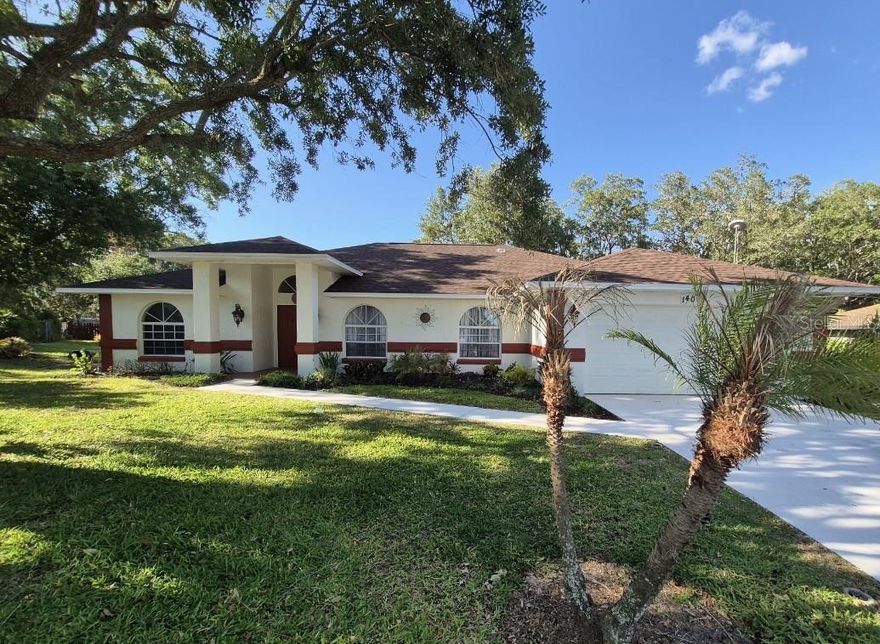 AFFORDABLE ELEGANCE AND LOTS OF SPACE PRICED TO SELL!!! Spacious Cul-de-Sac Retreat in Lake Wales, FL close to Bok Tower gardens and sitting on top of the highly elevated “Florida Ridge”. This home has been updated from “Top-to-Bottom” including 3-bedrooms, 2-baths + private office home on an irregular cul-de-sac lot in the sought- after Crown Pointe Community. Offering 2,426 sq. ft. of living area, this home features tons of space including a large dining area with an open, flowing layout. The kitchen has new quartz countertops, new sink and fixtures, lighting and a huge pantry for easy and convenient meal prep. The extra-large Florida Room (Lanai) is light and bright and equipped with a newly installed 24K Mini-split heating/cooling system for year round living, ideal for reading, eating, crafts/hobbies or lounging day or night. A large walk-in laundry room with wash sink adds everyday convenience. This home has been very thoughtfully updated and is move-in ready! Crown Pointe Community Highlights: LOW annual dues of $165 per/yr., community lights, landscaping, utilities, wall maintenance, and neighborhood events. Residents enjoy a welcoming atmosphere with activities like the annual picnic at Bok Tower (free admission for Crown Pointe residents), concerts and festivals offering a great place to entertain out-of-town guests. Recent community updates include security cameras at the entrance, a school drop-off bench, and a freshly repaired and repainted perimeter wall. This lovely community is right across the street from world famous Bok Tower Gardens and close to historic downtown Lake Wales, the Lake Wales Arts Center, local dining, shopping, medical facilities, and multiple lakes for boating and fishing. Easy access to US Hwy 27 and SR 60 makes commuting to either coast fast, easy and hassle-free. This home combines the peace of cul-de-sac living, the charm of an active community, and the convenience of prime Lake Wales living at a very affordable price. Get it now while prices are still reasonable in this up-and-coming area.