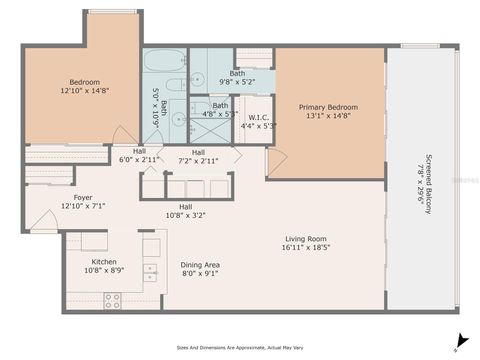 Tiny photo for 1255 E Peppertree Drive #201, Sarasota, FL 34242 (MLS # A4661191)