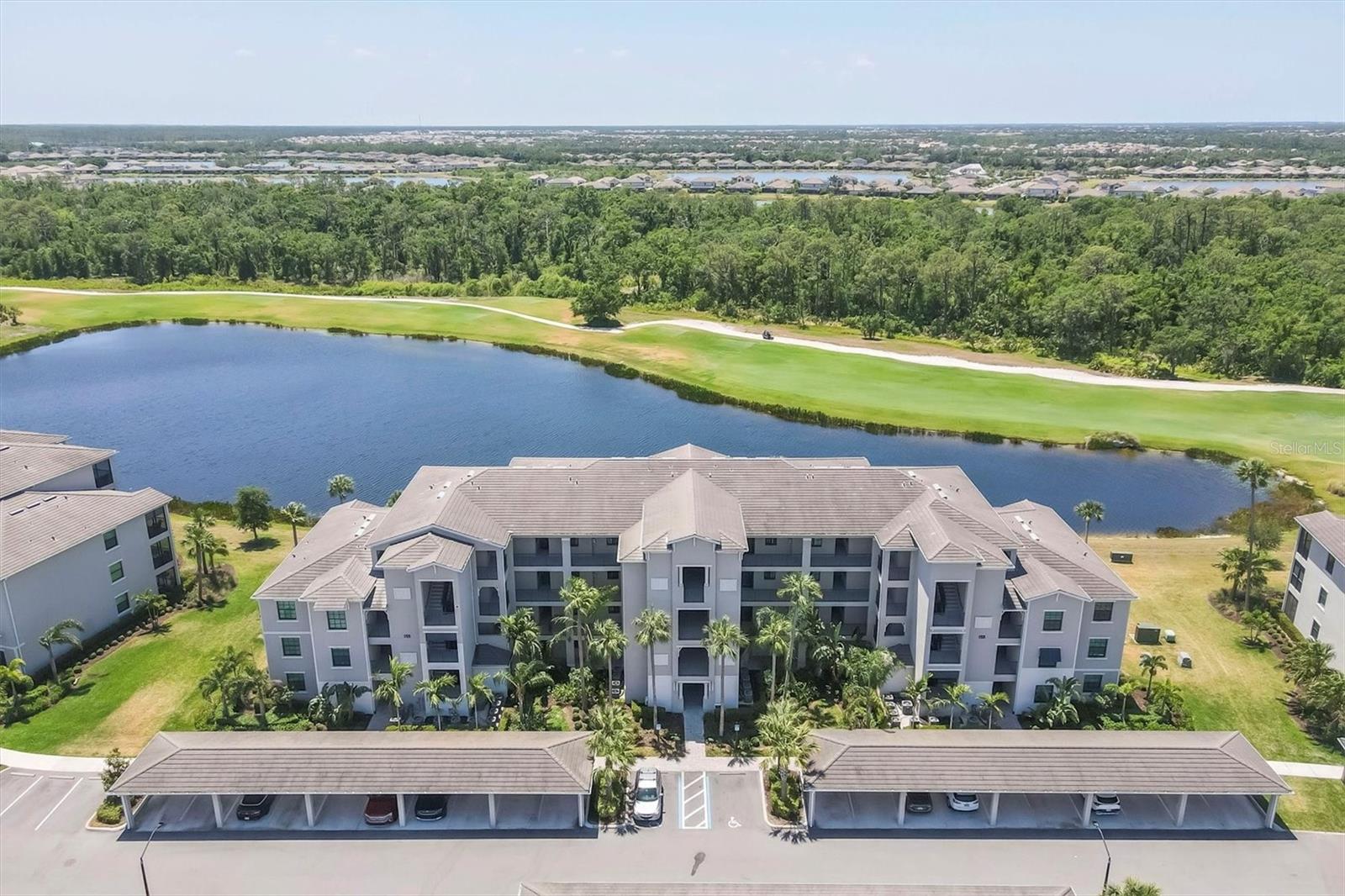 Special Discount Rate for July & August only $2,500 per month plus taxes & fees. Welcome to Coastal Cabana on the Green located in the Premier Golf Community on Lakewood National. This turnkey furnished Arbor Floor Plan is elegantly decorated with coastal vibe. This 2 bedroom, 2 bath third floor condo with elevator access in Lakewood National welcomes you with breathtaking golf course and lake views from a private screened lanai. Upon entering, you’ll find a bright, open-concept living area adorned with luxery vinyl flooring, granite countertops, and stainless steel appliances, along with convenient in-unit laundry. The spacious primary suite has a cozy king-sized bed, offers dual closets and a luxurious walk-in shower, while the second bedroom provides versatility for guests with a Queen-sized bed and desk for use as a home office. A one-time Membership transfer fee of $642 payable to Lakewood Nationaland allows full access to resort-style amenities including 36-hole Arnold Palmer–designed golf course, beach entry lagoon style pool, fitness center, spa, 8- Har tru lighted tennis courts, pickleball, golf and tennis pro-shops, driving range, poolside bar and second fine dining restaurant. An assigned carport, plenty of guest parking and satelite pool next to building complete the package. This condo is ideal for those seeking both comfort and convenience in the heart of Lakewood Ranch—schedule your private tour today.
Available for short term lease with cable and wifi included: Specual Rate for July & August of $2,500 plus taxes & fees.
Off-Season ( May - November) rate: $3,000/month plus taxes and fees. Off Season rates do not include utliities.
In season rate ( December - April ) starting at $6000/month plus taxes and fees includes all utlities.
Fees Include: Sales & Resort Taxes (13%), Booking Fee ($150), Exit Cleanig Fee ($250)
Lakewood National Membership Transfer Fee ($642 One-time Fee covers access to Golf & Amenity Center for entire stay!)
Small- Medium Dog allowed up to 40lbs with owner approval. Pet Fee ($150) & Refundable Pet Deposit ($500) Required.