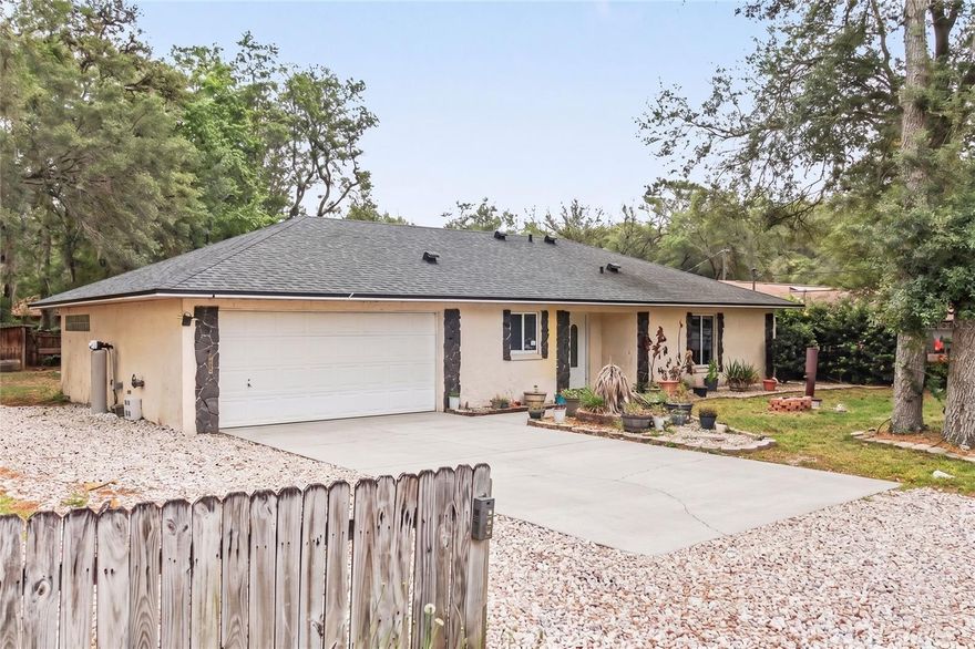 One or more photo(s) has been virtually staged. This corner lot property is ideally located just minutes from the World-Famous Daytona Beach and less than an hour to Orlando, offering strong upside for investors or buyers ready to bring their vision to life with great potential!
The home features an open floor plan with a kitchen that overlooks the living and dining areas. With solid bones and a functional layout, this property is ready for updates and improvements to maximize its value.
Spacious bedrooms, including a primary suite with a walk-in closet, provide a great foundation for renovation. The large backyard with chicken coop, wide driveway, and detached utility shed offer additional flexibility and storage. No HOA adds to the appeal.
Surrounded by mature trees in a convenient location near shopping, dining, and major roadways, this property is a prime opportunity for a rental, or personal project. Bring your contractor and imagination—this one is ready for transformation!