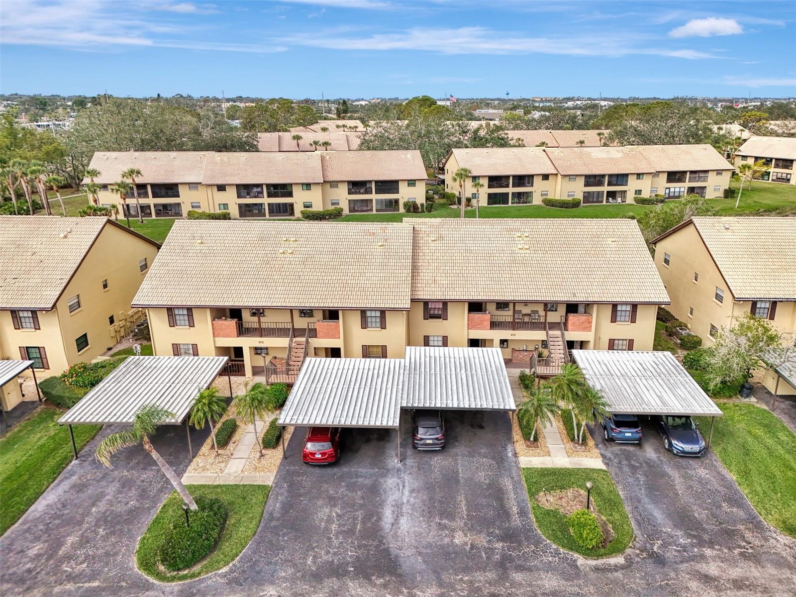 Attractive two bedroom, two bath, turnkey furnished, second floor condo, with lake views, in desirable Mission Lakes community. Your condo features a remodeled kitchen that opens to your dining and living room with sliders from the living room to your lanai. The kitchen has granite counter tops, wood cabinets, a closet pantry, breakfast bar and coffee bar. The refrigerator is new and the other appliances just a few years old. Tile floors in the main areas and carpet in the bedrooms. The master bath has been remodeled and there is a large walk-in closet there. Lake views from the master bedroom. The condo is move-in ready and has been well maintained. The AC system was replaced in 2022 which included new ductwork. The water heater was replaced in 2022 also. The condo has been re-piped. The community offers 3 heated pools and is centrally located just off of Center Rd., within a few miles to downtown Venice and the beautiful Gulf of America. Come and see this great buy today!