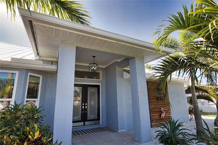 Welcome to your Florida Oasis! This coastal retreat is a perfect blend of modern design and tropical tranquility.As you step inside, you're welcomed by an abundance of natural light that fills the formal Living & Dining areas. The streamline kitchen offers granite countertops, ample storage and a convenient breakfast bar, seamlessly connected to the spacious family room, perfect for relaxing or entertaining. Sliding glass doors lead to the inviting pool area, creating an ideal indoor-outdoor lifestyle.The covered and screened lanai offers the perfect balance of sun & shade to enjoy your heated salt water pool, outdoor shower and a full bath accessible directly from the lanai! The split bedroom layout provides privacy for the family and guests, and each bedroom features walk-in closets. The primary bedroom is a true retreat, with private lanai access and a luxury five -piece ensuite bath with jetted tub. Pride of ownership shines throughout with major updates, including a newer HVAC system, pool heater, water treatment system, impact Low-E windows, impact-insulated garage door with epoxy flooring, wireless security system, and 200-amp service with generator hookup. Residents have the option to join South Venice Civic Association and use the Ferry to a private beach or an optional boat ramp to access the Intercoastal Waterway. Only minutes away to Shamrock Park & Legacy Bike Trail. Easy access to historical downtown Venice, Wellen Park, Cool Today Park, and beautiful beaches! Whether you're looking for your next home or investment opportunity, this home is move in ready with a fully furnished option.