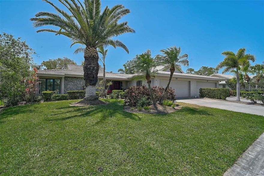 Welcome to this beautifully updated 2 Bedroom, 2 Bath villa that lives like a single-family home—without the hassle of exterior maintenance! Located in one of Sarasota’s most desirable 55+ communities, this pet-friendly villa (1 pet up to 35 lbs) offers privacy, space, and luxury in an unbeatable location. Lakeshore Village South is a small, 32-villa enclave with its own heated community pool and a socially active atmosphere for those who wish to participate. Step inside to discover a stunning, fully remodeled chef’s kitchen with rich cabinetry, soft-close drawers, pull-out shelving, and gorgeous granite countertops. The cabinetry continues into the family room, which features a wood-burning fireplace and a custom wet bar—ideal for entertaining. A formal living and dining area offers additional space to host guests or relax in comfort. Enjoy peace and serenity on the extended pavered lanai, surrounded by mature landscaping and accessed via impact-rated sliding doors. The setting feels like your own private park—quiet, green, and perfect for outdoor living. You’ll love the elegant crown molding, new flooring, and thoughtful updates throughout the home. The laundry area is neatly tucked away behind bi-fold doors for convenience and function without sacrificing aesthetics. The primary suite is generously sized with a large custom walk-in closet, a fully renovated bath, and a separate office/sitting area with built-in cabinetry. The second bedroom is bright and spacious, perfect for guests, and located adjacent to the updated guest bathroom, which reflects the same level of quality and detail. Additional features include: 2019 A/C Hot water circulation booster Keypad garage entry Ring door alert system This home offers not just a place to live, but a complete lifestyle. For just $200/year, owners can access additional amenities including a large clubhouse with a full kitchen and dining area, a heated saltwater pool, pickleball and tennis courts, and catch-and-release fishing. All this, just 20 minutes from Siesta Key Beach, consistently ranked the #1 beach in the U.S., and only minutes from top-rated medical facilities, shopping, dining, and quick access to I-75. Don’t miss the Virtual Tour and Matterport 3D Walkthrough—you’ll feel like you’re already home! Schedule your private showing today—this gem won’t last long!