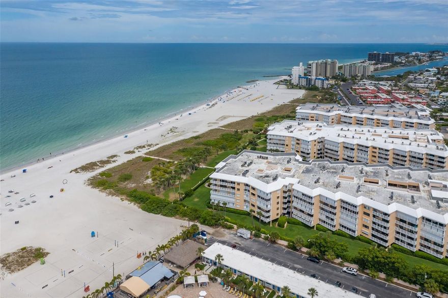 Highly sought after snowbird rental located directly on St. Pete Beach in Silver Sands. Rent now for 12/15/2025 to 3/15/2026. 90 day minimum.  A perfectly located Gulf-front paradise on the #1 Rated Best Beach by Trip Advisors, St Pete Beach! Welcome to Silver Sands Beach & Racquet Club, your new oasis. This 3rd floor - 2 bed, 2.5 bath condo with 2070 SF and large balcony provides stunning waterfront views. This desirable spacious floor plan has a great room that is perfect for entertaining, with a dining area, several conversation areas, and views over to the Gulf of Mexico. The great room and the master bedroom both have sliders to the 25+ foot balcony. Enjoy your morning coffee or a cocktail for sunset! With an updated kitchen, the chef in you will love the generous prep area and ample cabinets to store your kitchen gadgets. The split floor plan offers privacy for you and your guests. The master bedroom suite features large walk-in closets and an ensuite bath, with separate dual vanities, a soaking tub, and a walk-in shower. Bedroom 2 is also a generous size and has a queen bed and plenty of closet space with an ensuite updated bath and spa like walk-in shower.  Silver Sands is a tropical oasis, resort like with fabulous amenities. Two beachfront heated pools and spas, private walkovers to the beach, two lighted tennis courts and two lighted pickle ball courts, a clubhouse with fitness room, community room with full kitchen, card and meeting room and do not forget the billiards and ping pong room. The location cannot be beat - only one block from bustling Gulf Blvd with restaurants, shops, grocery stores and art markets. A quick ride to vibrant downtown St Pete and 35 minutes to St Petersburg/Clearwater or Tampa International airport.--