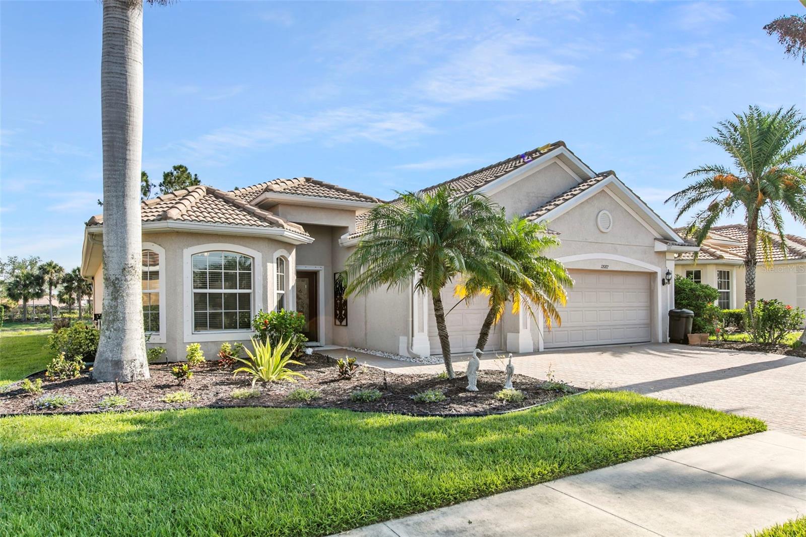 This 3 Bedroom Home has 2 Baths, 3 Car Garage, Office/Den, Screened Lanai with views of the Lake. Living Room and Dining Room, Separate Eating Area, Gated Community, Activity Center included in the Rent, Resort Style Pool, Tennis Courts, Fitness Center and Much More! Short term rental only. Available for the months of June 2025 through November 2025.