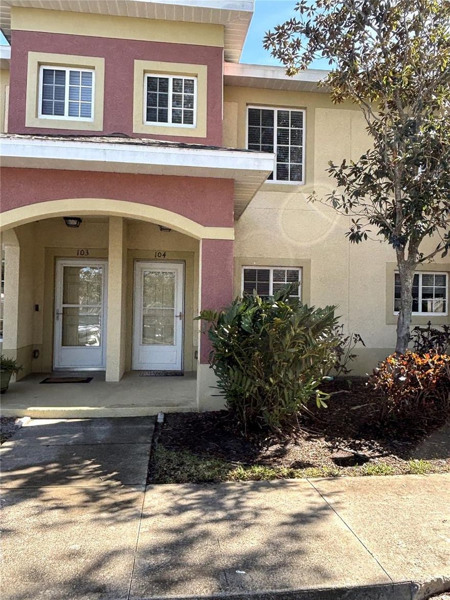 Turnkey-Furnished Tropical Townhome, Move-In Ready! Maintenance-Free, set on a private, gated street with the best lake views in the community!!  Welcome Home! Upon entering you're immediately drawn in to rich colors and beautiful decor throughout. Tile and wood floors on first level.  Kitchen has a pass through to separate dining room. Ground floor also includes a half bath and under stairs storage, plus storage on screened lanai. Upstairs features two Master Suites! Two full tiled baths, and a generous bonus/loft area perfect for use as a home office/study/den.  Separate laundry room with stack-able washer/dryer in 2nd bathroom. Relax in the community's heated pool overlooking the lake and fishing pier. Minutes to the community of Anna Maria Island's beautiful beaches, and a short distance from IMG! 
 Shopping and Restaurants are just a block away! This townhome is located very close to back access gate for convenience, and also there is ample parking in this area of Lakeside Village.