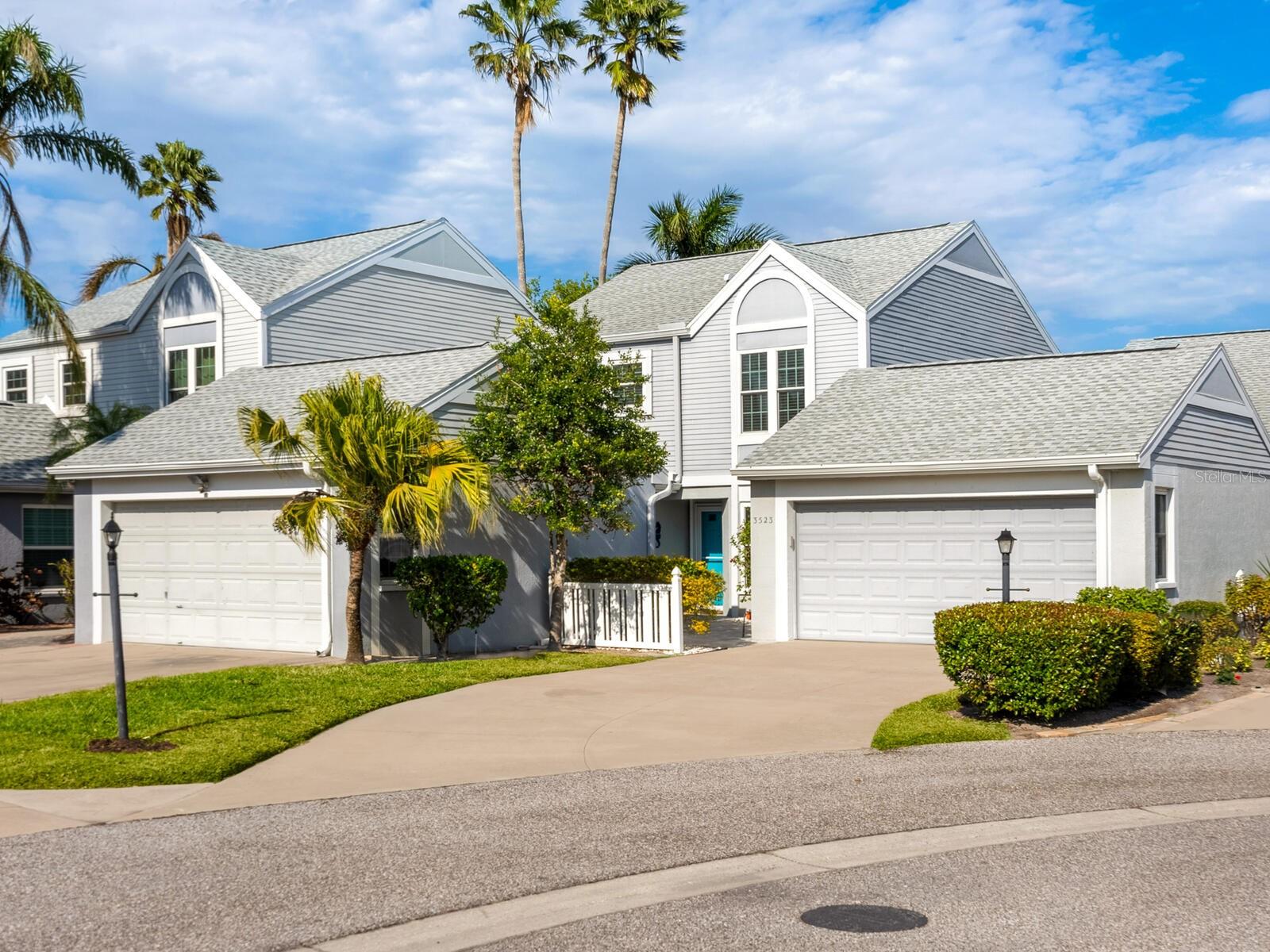 Fabulous location! Set within minutes of the prestigious IMG Academy, a brand new Detwilers Market, and just a few miles to the beautiful white sand beaches of Anna Maria Island is what you’ll find with this lovely two story condo nestled in the private community of Southwinds at Five Lakes. Step into this light and airy three bedroom, three bath home with its cathedral ceilings, shiplap statement wall and peaceful lake views. Equipped with all PGT hurricane impact glass, this home sustained NO hurricane damage.
You will be delighted in the well-appointed eat-in kitchen with stainless appliances, granite counter tops, and even an under sink reverse osmosis water filtration system. Ascend the staircase to the second floor suite, a large bedroom with an oversized closet, an en suite bath, hardwood floors and extra den/office space, could be the perfect setting for guests or adult children. At the end of the day, relax in the screened in patio with a glass of wine and watch the sunset over the lake. The two car garage also contains the laundry area, plenty of storage and a whole house water softener. For amenities, the community has a pool, club house, and tennis courts. This is truly a must see, call today for an appointment.