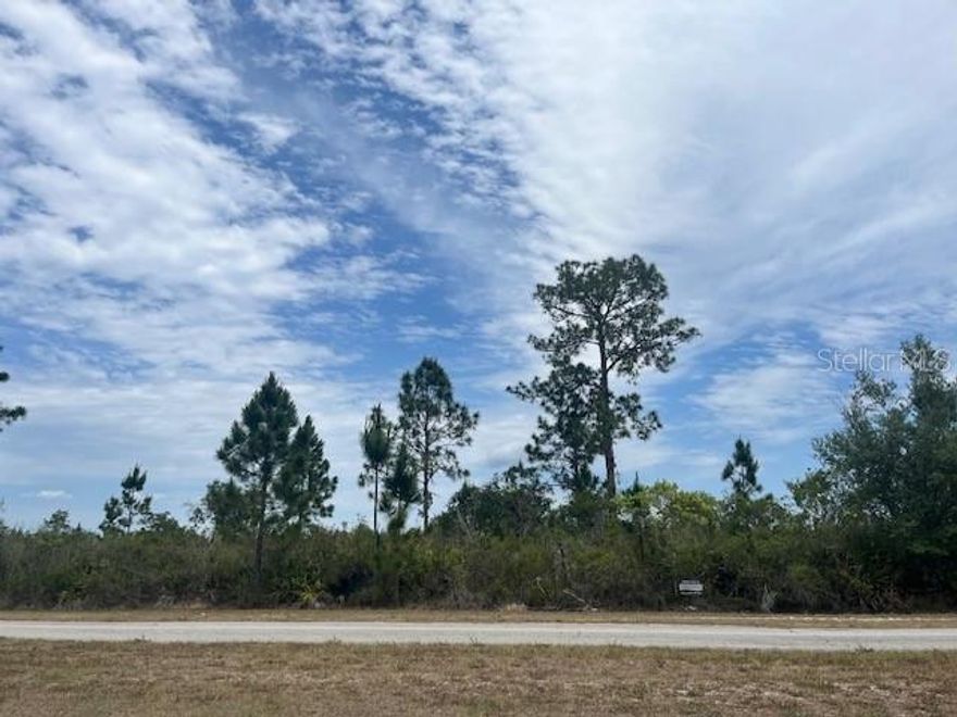 This lot is located between the outside gate and 630.  Some real nice homes are being built in the area by several different Builders.  This lot has no homes around it so you have total peace and quiet and space.  You can build now or later no time set for building, buy now and build in several years.  There is a great Golf Course in this community and a Clubhouse with restaurant and activities going on all the time so you can have something to do. One of the longest Piers is on the lake this community is built on so you can go enjoy sunsets, or fish off the pier. One of the best fishing lakes in east Polk county (Walk In Water) 0nly 1 hour to Vero Beach and 25 minutes to hospital, shopping, schools, churches yet the feeling of true "country" living.  Lots are larger and not crowded in the community. Miles of paved roads to bike, walk or just enjoy Nature.