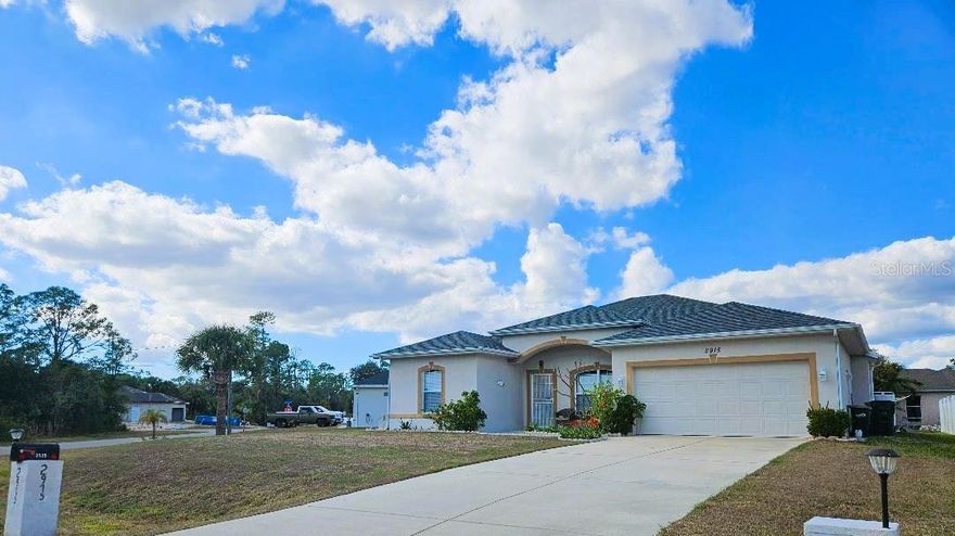 Welcome to this Appealing and Exceptionally Maintained 3 Bedroom, 2 Bath Home positioned on OVERSIZED LOT that provides you with privacy and space, great for outdoor entertaining. BRAND NEW AC!!!  Step inside to Tiled Entry and an open, split floor plan with High Ceilings. Large Kitchen with Pantry, Breakfast Bar, Additional Dinette Area and Separate Formal Dining Room. Kitchen has lots of cabinet space and overlooks main Living Area making it perfect for everyday living and hosting guests.  The Dining Area, Living Room and Primary Suite all have Sliders Leading to Extra Large Screened Lanai.
 
Primary suite has Walk In Closet, and its own Ensuite with Double Vanity and Tiled Walk In Shower. Two Additional Bedrooms provide flexibility for family, guests or home office.  Hall Bath with Tub/Shower Combo. The Extra Large Lanai is perfect for Relaxing and Entertaining and the additional Barbeque Area is Great.  The Oversized Lot is Nicely Landscaped and comes with your choice of year round fruit from your own Lemon, Orange, Star Fruit and Mango Trees. Plenty of Room for additional garden space.

All the Bedrooms have Ceiling Fans as well as Kitchen and Living Room. Indoor Laundry Room, Large Garage with Side Door for Convenience. Home can be purchased FULLY FURNISHED!

Nearby is shopping, dining, schools, medical facilities, sports stadium, parks, fishing, beaches, and I-75. No HOA, NO REQUIRED FLOOD INSURANCE, ROOF 2022.