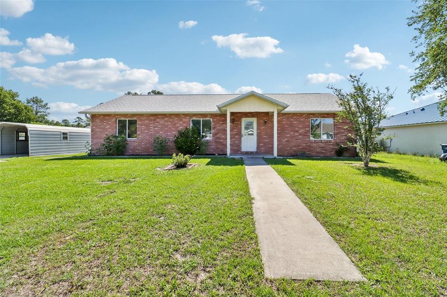 Located on a spacious half-acre lot with NO HOA, this solid Deland home offers incredible value and endless potential at an affordable price point. Built in 2001, the home features major recent updates including a NEW ROOF (2024) and NEW WELL PUMP (2023), giving buyers peace of mind on some of the biggest expenses.
Inside, the home offers a functional layout with the opportunity to add your own personal style and cosmetic updates over time. A little paint and flooring will go a long way, making this the perfect opportunity for first-time buyers, investors, or anyone looking to customize a home to fit their taste and budget without paying premium prices.
Outside, the large lot provides plenty of room for pets, toys, gardening, or future improvements. Additional features include a covered carport/storage area and a separate storage shed for extra space and convenience.
Hard-to-find property with land, no HOA restrictions, and major updates already completed. Don’t miss this opportunity to own a great home with tons of potential in a convenient Deland location.