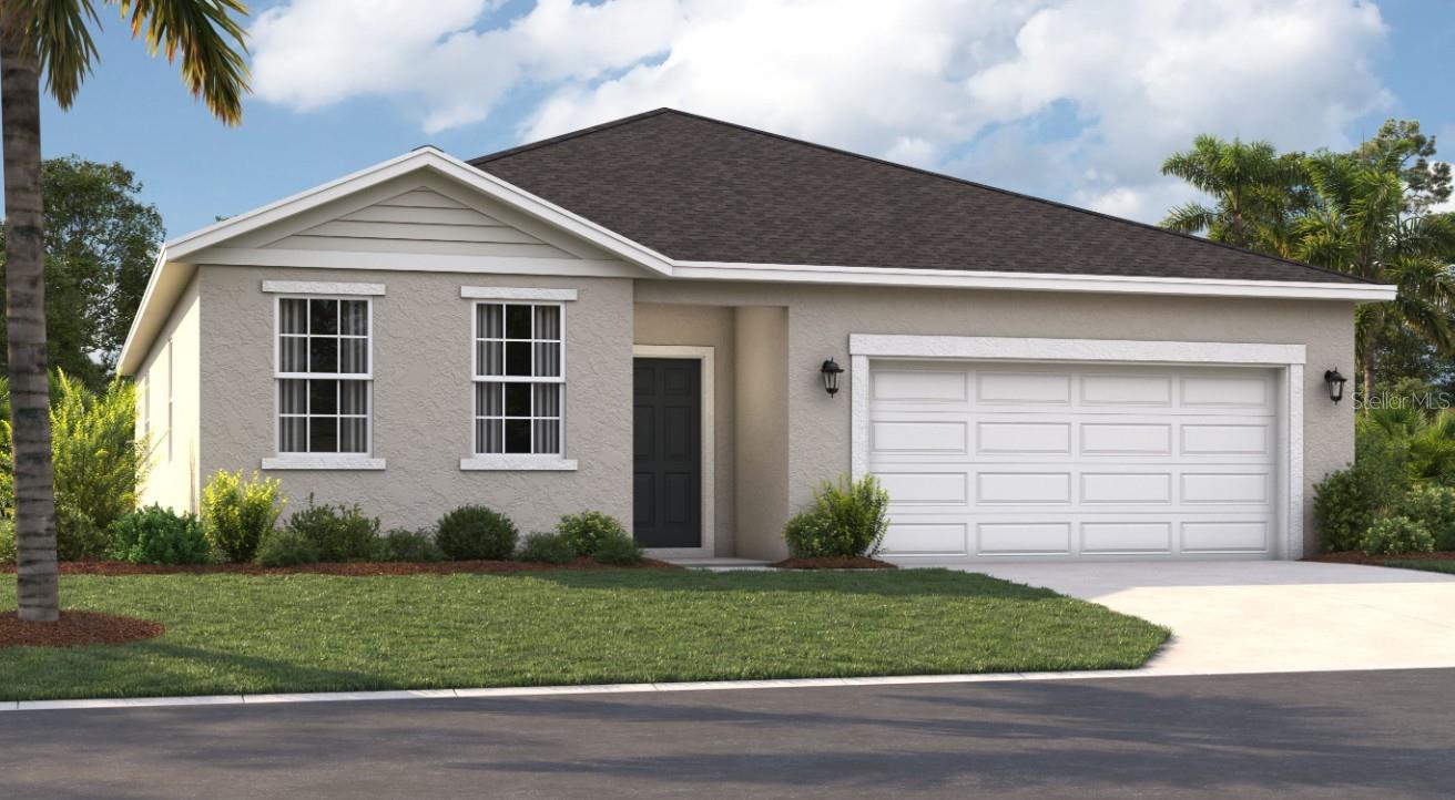 One or more photo(s) has been virtually staged. Under Construction. Conveniently located with access to SR 50 and SR 17, Sunset Lakes Estates is a short drive from downtown Clermont and Mount Dora, where you can enjoy delicious dining, shopping, or having fun on Lake Apopka with friends and family. If you have your sights set on big-city fun and entertainment, you're only 45 minutes from downtown Orlando, Disney World, or Universal Studios. Your new home awaits in Lake County! Contact us today to schedule an appointment!
The Webber is a spacious 2,210-square-foot, single-story home featuring four bedrooms and three bathrooms. The kitchen overlooks the dining and living rooms, while the outdoor deck off the living room provides plenty of natural light throughout the main living area. Tucked away at the front of the home is a second bedroom with an ensuite bathroom, perfect for guests! With a spacious primary suite located at the rear of the home and three additional bedrooms, the Webber is the perfect new home for all buyers.