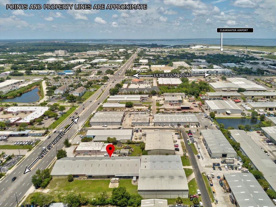 Prime strategic location for this Industrial diamond in the rough. Located in the most thriving Industrial & Commercial area in Pinellas County, Florida and within minutes of St. Petersburg/Clearwater International Airport, Tampa International Airport, Port of Tampa, and the Florida Interstate System.
With 220 feet of road frontage on the bustling 49th St N, just off Ulmerton Rd, and rear road access, this property enjoys high visibility with a traffic count of 63,000 AADT. The facility boasts impressive ceiling heights of 27', 26', and 17', constructed with durable concrete blocks, steel trusses and frames with metal roofing, all within a secure, fully fenced 2.24+ acre parcel.
Versatile in its applications, this property can accommodate a wide range of businesses, including warehousing, distribution, and manufacturing, thanks to features like a loading dock and seven bay doors that enhance operational efficiency.
3 contiguous buildings spanning 50,150 SF - each designed to meet specific needs:
1. Building 1: A spacious 26,400 SF (98'x250') with a substantial 600 AMP Capacity / 240 Volt 3 Phase Service. It offers concrete block construction, five bay doors, and impressive 26' ceilings.
2. Building 2: A 12,500 SF structure (100'X125') featuring 600 AMP Capacity and an additional 200 AMP / 240 Volt 3 Phase Service. This building combines concrete block and metal construction, with one bay door and 17' ceilings.
3. Building 3: Offering 11,156 SF (90'X125'), this building includes 200 AMP / 240 Volt 3 Phase Service, concrete block construction, a loading dock, one bay door, and towering 27' ceilings.
Upon closing, this property will be vacant and ready for your business needs. Don't miss out on this exceptional industrial opportunity in a prime Florida location.