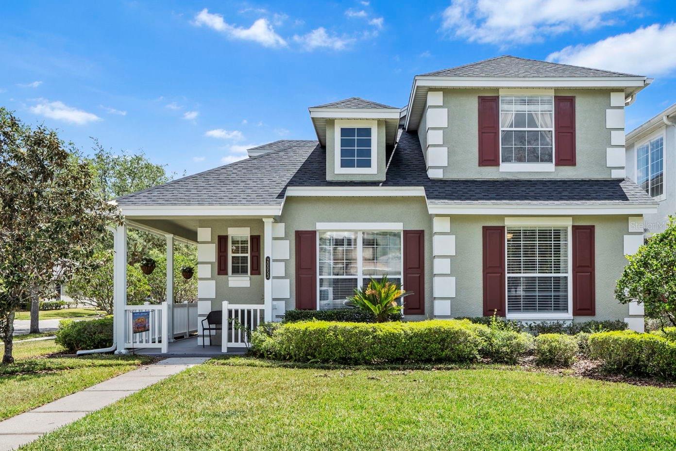 Live the MAINTENANCE-FREE Florida Lifestyle in Grand Hampton!
Welcome to your dream home in the highly sought-after, gated community, where luxury meets convenience and every day feels like a vacation. This beautifully maintained home offers 3 bedrooms, 2.5 baths, office/flex room and over 2,000 sq. ft. of thoughtfully designed living space.
Step inside and be greeted by high ceilings, hardwood floors, and a light filled open floor plan perfect for both everyday living and entertaining. The versatile office/flex room with French doors and brand-new carpeting provides the ideal space for working from home, a privacy retreat and/or a playroom.
The primary suite is the room to retire, located on the first floor and featuring a tray ceiling, oversized walk-in closet with custom closet system, and a spa-like en suite bathroom with a jetted tub, walk in shower and double vanity.
Upstairs, you'll find two generously sized bedrooms, a full bath, and a spacious loft, great for a second living area, game room, or sitting area.
The heart of the home, the kitchen, shines with 42” cabinets adorned with crown molding, gas range, Corian countertops, breakfast bar, and BRAND NEW STAINLESS APPLIANCES.
Step outside to not one, but two inviting outdoor spaces:
A Southern-style covered front patio perfect for sipping sweet tea and waving to neighbors, and
A peaceful screened-in lanai at the back of the home, offering a private, bug-free space to enjoy Florida’s beautiful weather year-round, perfect for outdoor dining, morning coffee, or relaxing with a good book.
This home sits on a desirable corner lot with a rear-facing 2-car garage, enhancing curb appeal and privacy.
Low-maintenance living with HOA fees covering:
LANDSCAPING,
EXTERIOR PAINTING,
ULTRA HIGH INTERNET SPEED,
Resort-style amenities at your fingertips:
LAGOON STYLE POOL WITH SLIDE,
6 LANE LAP POOL,
TENNIS, PICKLEBALL AND BASKETBALL COURTS,
Fishing pier, scenic walking trails & multiple playgrounds,
STATE OF THE ART FITNESS CENTER,
Clubhouse with activity room,
Full-time Lifestyle Coordinator planning year-round community events.
Location, location, location! Easy access to major highways, tons of shopping, dining, hospitals, and entertainment means you're never far from what you need—yet perfectly tucked into a serene, nature-filled enclave.
Whether you're hosting friends, enjoying a quiet evening, or exploring all that Grand Hampton has to offer, this home is the perfect blend of comfort, style, and carefree living.
Don’t miss this rare opportunity—schedule your private tour today and experience Florida living at its finest!
****NO FLOOD INSURANCE NEEDED! NEW ROOF 2025, WATER HEATER 2021, NEW STAINLESS APPLIANCES 2024****