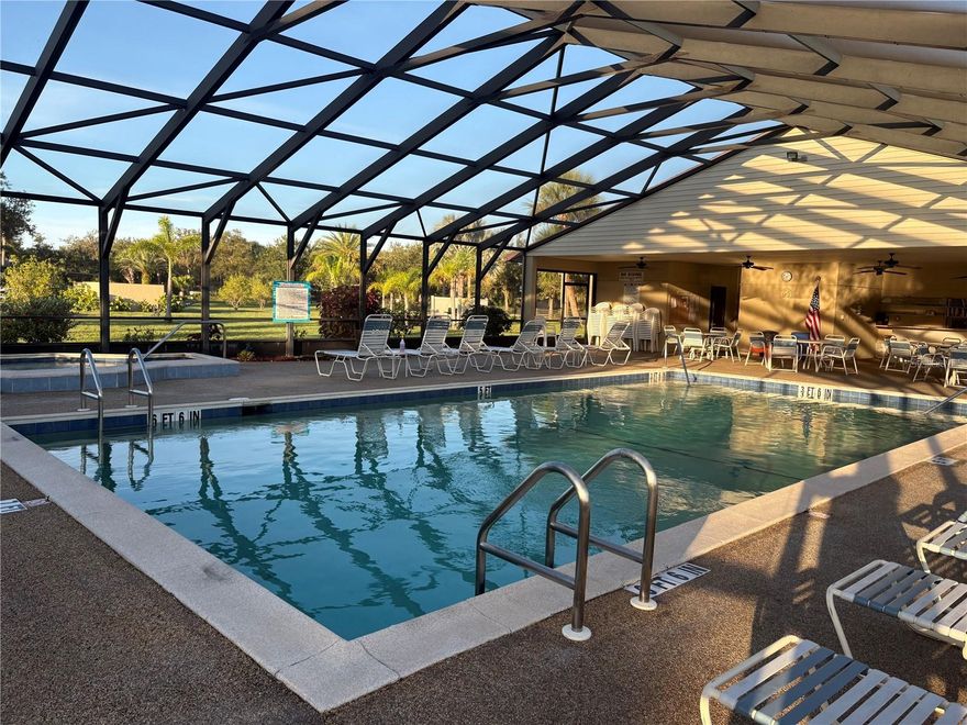 This charming 2-bedroom, 2-bathroom condo offers thoughtful design and convenience in every corner. The cozy kitchen features an eating counter and dishwasher, while the bright, airy living room is perfect for relaxing or entertaining.

Step onto your private lanai and savor tranquil lake views each morning. The primary bedroom boasts a spacious walk-in closet and an en-suite bathroom with a walk-in shower. For added privacy, the second bedroom and bathroom are thoughtfully positioned just off the kitchen. Additional perks include an in-unit stackable washer and dryer for your convenience.

Tala Lakes is packed with community amenities designed for enjoyment and connection: a large clubhouse with seating, kitchenette, and library, plus separate men’s and women’s restrooms with an outdoor pool shower. Spend sunny days at the shaded BBQ areas, or stay active on the tennis and bocce courts. The community calendar is full of engaging seasonal events to keep life interesting.

Located just minutes from I-75, shopping centers, and the Sunseeker Resort, this condo is ideal for active adults seeking a vibrant and fulfilling lifestyle.