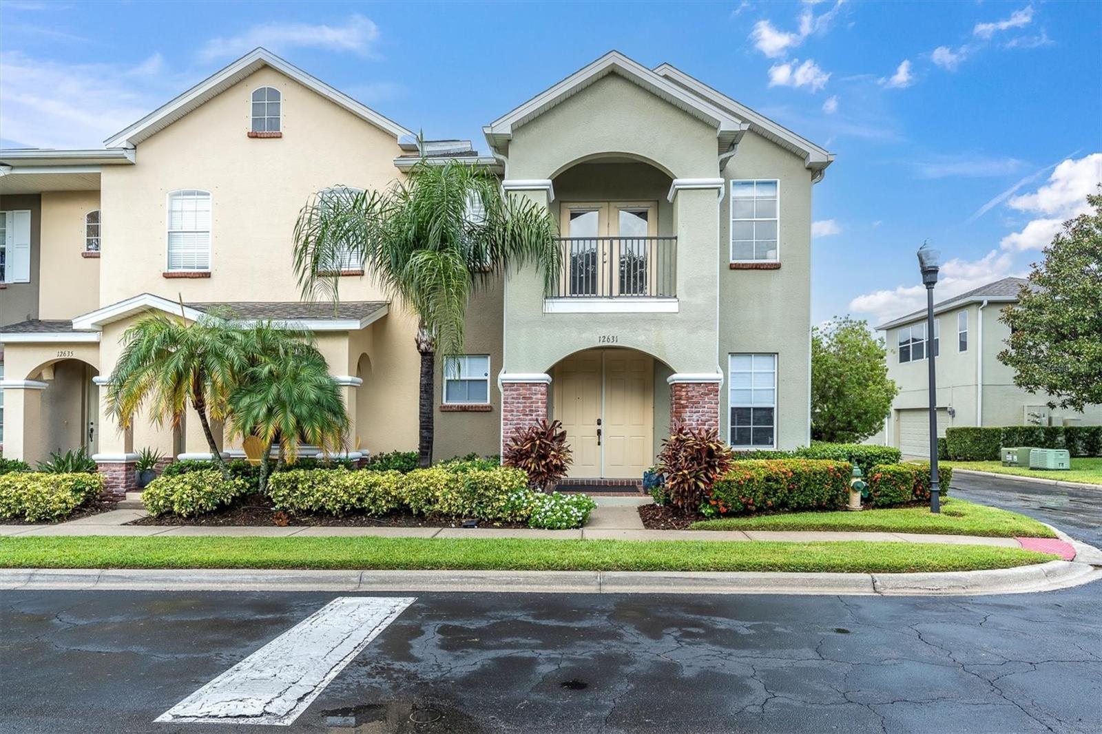 Welcome to 12631 Weston Drive, a beautifully updated 4 bedroom 3 and a half bath end-unit townhome located in the heart of Westchase, one of Tampa’s most desirable communities.
Offering 2,452 square feet of thoughtfully designed living space, this home enjoys a prime location directly across from a tranquil green space and the community pool, combining peaceful surroundings with stylish, convenient living.
Inside the main home, you will find a fully renovated first floor with designer tile flooring, a cozy built-in electric fireplace, and a custom dry bar with live-edge shelving and wine racks, perfect for entertaining. The kitchen is a showstopper, featuring custom cabinetry, quartz countertops, and Samsung Bespoke appliances including a modern range, hood, refrigerator, and dishwasher.
Upstairs in the main house are three bedrooms, each equipped with Closets by Design systems. The spacious primary bedroom features an ensuite bathroom and its own private balcony, offering a peaceful retreat where you can enjoy the outdoors and unwind in privacy. The laundry room is also located upstairs for added convenience and includes a newer washer and dryer. Additional upgrades include a tankless water heater for the main home and a second newer water heater dedicated to the studio apartment, ensuring comfort and efficiency throughout.
One of the home’s most valuable features is the detached fourth bedroom, a spacious studio apartment above the two-car garage with its own private entrance. This bright and airy unit includes large windows, a kitchenette with a microwave and refrigerator, a full bathroom, and a built-in electric fireplace. It is ideal for guests, in-laws, a private office, or as an income-producing rental currently generating over one thousand dollars per month.
The two-car garage offers overhead storage and an optional PRx gym system with cables and free weights. Outside, enjoy a private courtyard that is perfect for relaxing or entertaining. Hurricane shutters are also included, providing peace of mind and potential insurance savings.
Zoned for top-rated schools Mary Bryant Elementary and Farnell Middle, this home delivers on lifestyle, flexibility, and location. Easy access to the Veterans Expressway makes commuting to Tampa International Airport, downtown Tampa, or the Gulf beaches incredibly convenient.
Do not miss your opportunity to own one of Westchase’s most versatile and stylish homes. Schedule your private showing today.