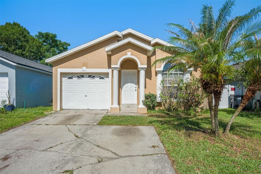 **This house comes with a REDUCED RATE through the seller's preferred lender. This is a lender-paid rate buydown that reduces the buyer's interest rate and monthly payment.** 

Well-maintained 3-bedroom, 2-bath home offering 1,100 heated square feet in the desirable Curry Ford West area of Orlando! This property features high ceilings and a bright, airy floor plan that creates a spacious and inviting atmosphere. Perfect for first-time home buyers or investors seeking long-term rental income, this home offers both comfort and strong potential. 

Enjoy comfortable indoor living along with an open rear patio perfect for relaxing or entertaining, plus a private fenced backyard for added privacy and outdoor enjoyment. Additional improvements include an A/C system replaced in 2017 and fresh interior paint completed in 2026, giving the home a clean and refreshed feel. 

Ideally located just minutes from Orlando International Airport, Downtown Orlando, major highways including SR 408 and SR 417, and a variety of shopping, dining, and entertainment options. This home offers the perfect blend of comfort, convenience, and accessibility.