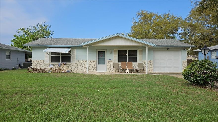 Well maintained 2 bedroom, 1 bathroom home tucked away on a quiet street, offering a great opportunity for first-time buyers or those looking to downsize. This one owner property has been cared for over the years and features a 1-car garage, a recently updated water heater, and an enclosed Florida room with air... perfect for extra living space, a home office, or relaxing year-round. Enjoy peace of mind with no history of flooding and a location that feels private while still being close to everything the area has to offer. A solid, move-in ready home with long-term value.