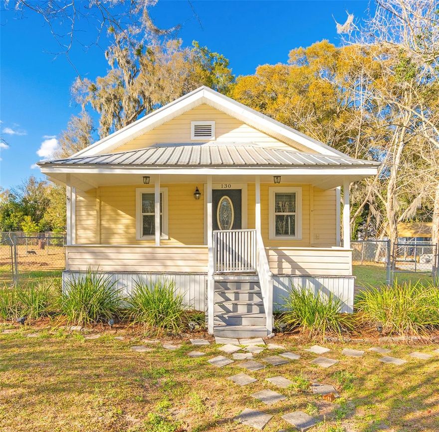 Discover timeless charm and exceptional potential in the heart of Lake Helen’s Historic District with this 1935 cottage located at 130 W Pennsylvania Avenue. Situated within the Downtown Commercial District (DCD) and part of the city’s Historic Gateway, the property offers unique flexibility, including the potential for short-term rental use, live-work opportunities, or thoughtful restoration of a classic Florida cottage.

The main home features 2 bedrooms and 1 full bath, showcasing original pine wood floors, classic gable rooflines, and a welcoming front porch reflective of its historic era. While the home is ready for updates and improvements, its character and setting provide a wonderful canvas for those looking to restore and personalize a piece of Central Florida history.

Beyond the main residence, a detached 24 × 12 Accessory Dwelling Unit includes water, electricity, and air conditioning—ideal for a studio, workshop, guest suite, creative space, or private office. A separate structure offers additional storage or the potential for an animal enclosure.

Set on a generous 72 × 146 lot, the property provides ample outdoor space for gardening, animals, expansion, or outdoor enjoyment. Mature trees and the peaceful surroundings add to the quiet charm that makes Lake Helen so special.

Offered as-is and priced to sell, this property presents an appealing opportunity for investors, renovation buyers, or those seeking a flexible property with income potential in a distinctive historic setting.

Located within the Lake Helen Historic District, added to the National Register of Historic Places in 1993, the home is surrounded by preserved architecture and classic small-town Florida character. Nearby are City Hall, Blake Park, the Lake Helen Equestrian Center, and local shops, while Lake Helen itself offers a public boat launch and fishing for largemouth bass, bluegill, and crappie.

Known as the “Gem of Florida,” Lake Helen is celebrated for its quiet atmosphere, historic homes, and tree-lined streets. Whether you envision restoring a historic cottage, creating a short-term rental opportunity, or establishing a live-work retreat, this property offers the chance to become part of Lake Helen’s enduring story.

***DISCLAIMER
Property is located within the Lake Helen Historic Gateway and is zoned DCD (Downtown Commercial District). Short-term rentals with a minimum 30-day rental period may be permitted; however, buyers are advised to verify all zoning regulations, rental restrictions, and permitted uses directly with the City of Lake Helen. All room sizes, measurements, and property details are approximate and should be independently verified by the buyer.