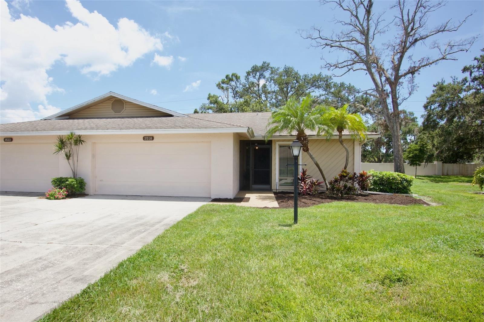 Come and experience the tranquility of Wilkinson Woods! You won't find a better centralized location in Sarasota, nestled within this highly sought-after community. This lovely villa perfectly exemplifies the serene appeal of Sarasota living. The spacious 2-bedroom, 2-bathroom plus den layout features a Florida room that expands your living space while overlooking a lush garden.
This home has been meticulously updated from top to bottom, showcasing brand new kitchen cabinets, quartz countertops, a stylish backsplash, new appliances, and luxurious vinyl flooring throughout. Both bathrooms are fully updated. Additionally, the home features new ventilated wood closets throughout, new doors and woodwork, new lighting, ceiling fans, and more.
Enjoy the fully maintenance-free Florida lifestyle at the heated community pool, or challenge your friends and family to a game of tennis at the community court. This well-maintained community consists of 70 units surrounded by mature oak trees, with reasonable condo fees. Wilkinson Woods is a private community with no pass-through traffic, and this villa is situated on a peaceful cul-de-sac surrounded by beautiful landscaping.
The location is excellent—just a few minutes' drive to shopping, dining, Siesta Key Beach, downtown Sarasota, and I-75. Call today for a private showing!