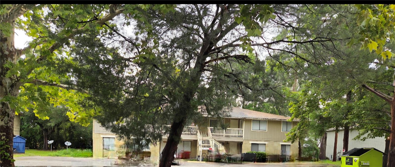 This 1BR/1BA second floor unit boosts just over 600 sq. ft. and is conveniently located near bus lines, The Oaks Mall, I-75, and North Florida Regional Medical Center. Celebration Pointe and Butler Plaza is just a hop, skip and a jump away! This unit has been freshly cleaned, features laminate floor throughout (no carpet), central heat/AC (no window units), living room, dining area, utility closet with hot water heater, and washer/dryer. Bedroom has sliding door that leads out to the balcony. Property is well lit. Trash and yard care included in the rent. Don't wait too long because this unit might be gone, call to schedule a showing