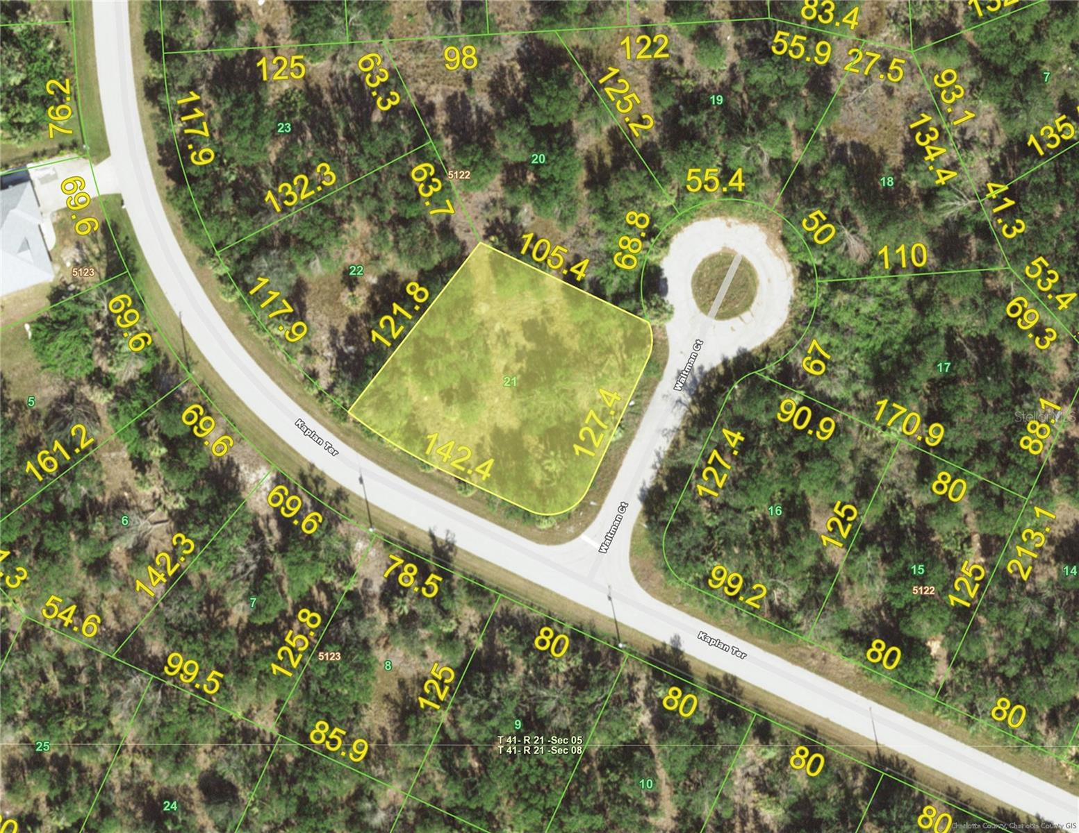 New Home Site – this Oversized Corner Building lot is located south of McCall Rd. A nice quiet spot on a cul-de-sac, and no through streets! This New Home Site sits just ½ mile west of the Publix. You will also find other many other amenities in the area. You will find Port Charlotte Town Center to the northeast and Englewood and the beautiful gulf beaches to the west! It is also a great location - with a public boat ramp just over 3 miles to the north. From there you would have a quick boat ride to the Myakka River, then to Charlotte Harbor, and on out to the Gulf of Mexico! The Port Charlotte and Englewood areas are best known for: excellent fishing, boating and golfing, with pristine gulf beaches close by! PCH 095 5122 0021.