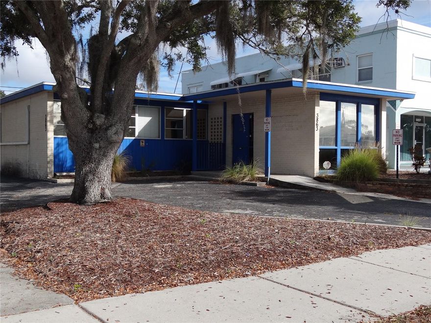 Charming office building ideally located on Central Avenue in the heart of St. Petersburg, offering excellent visibility in a high-traffic corridor just minutes from downtown. Situated in a non-flood zone, this single-story property was previously used as a dental office and is well suited for a variety of professional, medical, or service-oriented uses. The interior features a bright, welcoming lobby with reception area and five exam or patient rooms plumbed for sinks, providing a solid foundation for medical, dental, or wellness practices. Additionally, there is an office with built-cabinets, kitchenette and lab-work space. Some updates may be desired depending on the intended use. The property offers convenient access for commuters, close proximity to downtown amenities, and prominent signage directly on Central Avenue, making it an ideal opportunity to establish or expand your business in a prime location. Showing by appointment only.