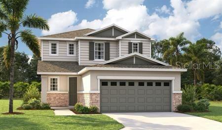 Under Construction. The Palm features two stories of smartly designed living space. On the main floor, an inviting kitchen is flanked by a great room and a dining nook—offering access to a relaxing covered patio. A mud room provides a convenient entry point from the garage, and a flex room is ready to fill in as a study, game room or whatever else your family requires. Upstairs, a loft provides another versatile hangout. Other second-floor highlights include a laundry room, a full hall bath and three bedrooms—including a generous owner's suite with a private bath and walk-in closet. Upgrades include, bedroom with full bath on first floor, double sink in m bath and guest bath, covered patio, Optional window at bath 2, range, dishwasher, microwave. Upgraded white cabinets with 42" uppers, white Quartz countertops in kitchen and guest baths, Extra pre-wires for ceiling fans , carpet on second floor except wet areas, ceramic tile flooring to first floor and all wet areas upstairs, smart garage door opener, upgraded single bowl sink in kitchen and a video doorbell. * SAMPLE PHOTOS Actual homes as constructed may not contain the features and layouts depicted and may vary from image(s). Now selling from Seasons at Big Sky!