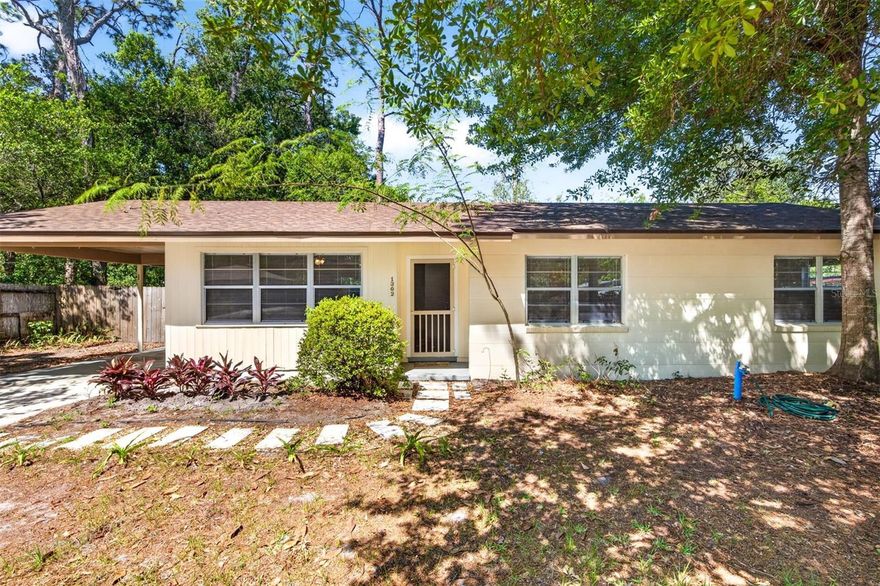 AVAILABILITY: Available now for immediate move-in with a lease end date of July 31, 2027!

Welcome to this charming 3-bedroom, 1.5-bath home in a fantastic Gainesville location just 3.5 miles from the University of Florida! This inviting property features a bright living and dining area, a spacious kitchen with ample cabinetry, large windows throughout for abundant natural light, built-in cabinetry in every bedroom, and luxury vinyl plank flooring throughout - no carpet.

Outside, enjoy a large fully fenced backyard, perfect for added privacy, pets, or entertaining. The patio offers an ideal space for outdoor seating or grilling, and the detached laundry shed comes equipped with a washer and dryer for added convenience.

This home is ideally located within walking distance to Citizens Field and MLK Skatepark and just minutes from Gainesville favorites, including Satchel's Pizza and Ward's Supermarket. The property is less than 3 miles from Downtown Gainesville and Depot Park and offers direct access to UF via bus Route 11. Additional nearby attractions include Shands, Devil's Millhopper Nature Center, Bivens Arm Nature Park, The Hippodrome Theatre, Paynes Prairie, the UF Veterinary School, Santa Fe Downtown Campus, Sweetwater Wetlands Park, and more.

Please note: Access to the attached storage shed does not convey.

TENANT/OWNER RESPONSIBILITIES: 
Tenant is responsible for all utilities. Owner is responsible for yard maintenance, exterior & interior pest control, and interior maintenance. 

NON-SMOKING
This is a non-smoking property. Smoking is not permitted anywhere on the premises.

RENTERS INSURANCE
Tenants are required to obtain and maintain renter's insurance for the duration of the lease. 

PET POLICY
This property is pet-friendly with a maximum of 2 pets allowed. Max weight 50lbs. No Aggressive Breeds accepted.
• Small pets under 25 lbs: $25/month pet rent per pet
• Large pets between 25–50 lbs: $50/month pet rent per pet

APPLICATION & FEES
Application Criteria: Income must be 3 times the monthly rent. Credit score must be 650 or higher.
Fees: 
Application fee: $60 per applicant, cosigner, and adult occupant, $200 administrative fee post application approval, 1st month's rent, and an initial security deposit of $2,177.50.