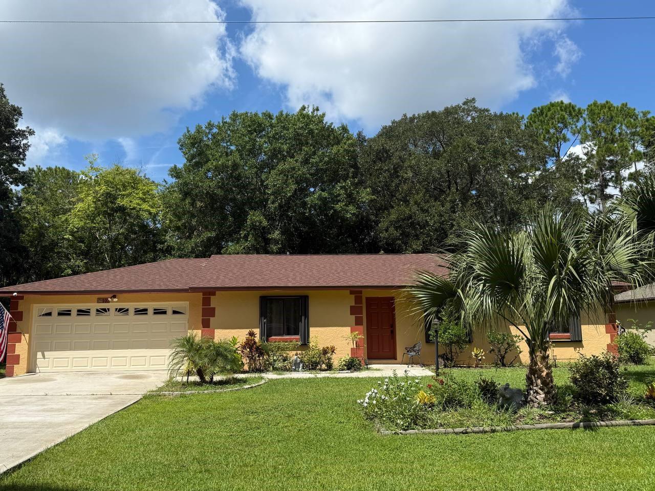 ?? Cute-as-a-Button Furnished Rental in the Heart of Palm Coast
This well-maintained 3-bedroom, 2-bath home is move-in ready and full of charm! Featuring a split floor plan, it also includes a flex room with A/C — perfect for a home office, playroom, or creative space. Features include: Fully furnished (furniture, washer & dryer included*
No carpet — tile throughout with wood laminate in bedrooms. Screened-in porch for relaxing mornings or cozy evenings.Workshop/storage space in converted section of the garage. Lawn care included. Peaceful backyard with tree-lined privacy buffer (backs to a busier road, but offers good natural separation). Located less than a mile from elementary and middle schools, with easy access to I-95 — convenience meets comfort!*Washer, dryer, and furniture included for tenant use but not warranted by owner.