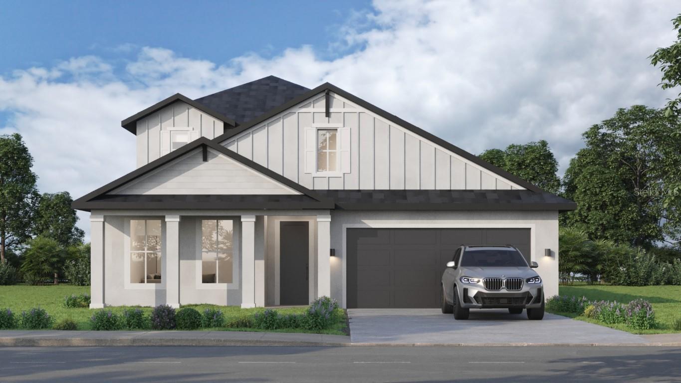 Pre-Construction. To be built. One or more photo(s) has been virtually staged. Pre-Construction. To be built. 2,182 Sq. Ft (Living) | 2,789 Sq. Ft. (Total), 4 Bed, 2.5 Baths,2-Car Garage. Designed for versatility and elevated comfort, the Appaloosa offers four spacious bedrooms, two and a half baths, and a floor plan that adapts to your lifestyle. A grand foyer welcomes you into an open living area featuring soaring ceilings, a chef’s kitchen with a walk-in pantry, and a flexible dining space. The primary suite features an oversized shower, dual sinks, and a walk-in closet with ample space. Step outside to your extended covered patio and create your outdoor haven.