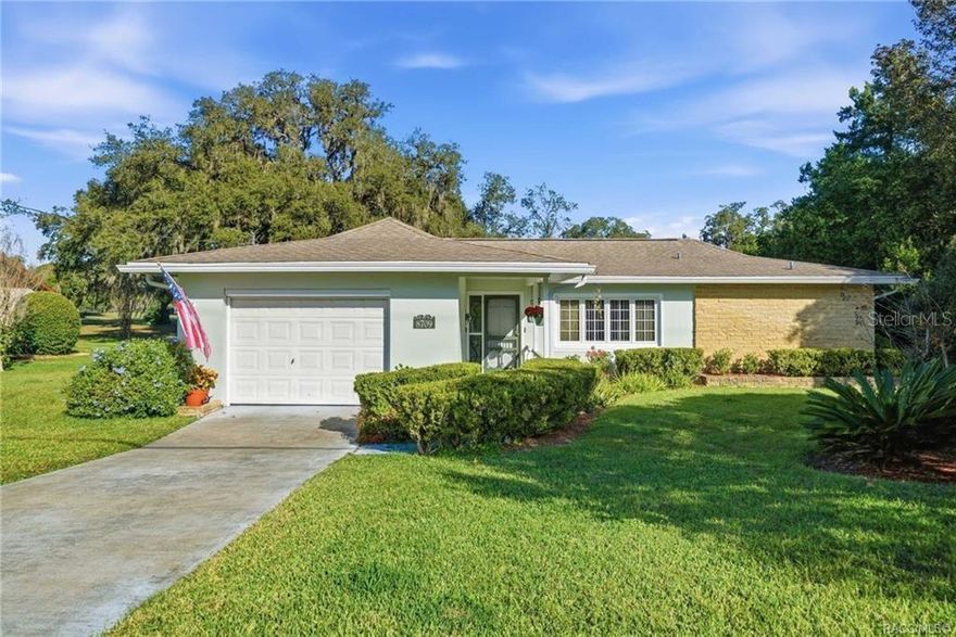 This comfortable, move in ready, well-maintained home is located in the sought-after community of the Inverness Golf and Country Club in Inverness, Fl. This home is set back from the road allowing for a great deal of natural light in its many windows and a quiet atmosphere. The garage has a side door so you can drive out onto the golf course. The golf and country club offer 18 hole course, a swimming pool, lighted tennis courts, dinning and social activities. Both Orlando and Tampa airports are about one hour and twenty minutes away, so an easy ride to pick up family and friends. The local hospital is affiliated with Tampa General and the local medical community is excellent. Although you feel like you are living in the country, as you watch the deer and birds in your backyard, you are just minutes from the bike trail, boat launch and the many activities downtown Inverness offers.
