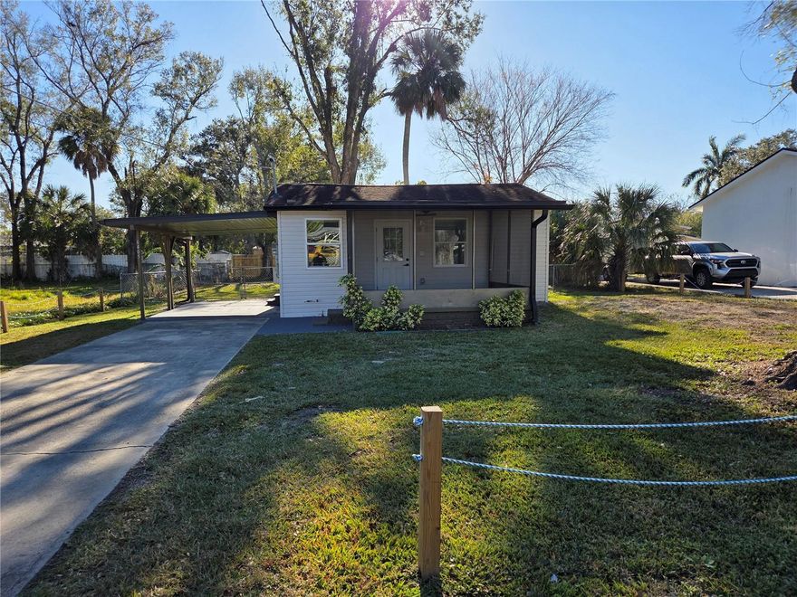 his is a gorgeous completely renovated house which has been upgraded thru out. It features 2024 kitchen, bath, AC, electrical and plumbing, siding, paint and this makes this home almost new. Enjoy the screened in porch on the front, perfect for enjoying your morning coffee or just hanging out. There is plenty of room for your toys, vehicles and a huge storage shed all on this beautiful oversized lot. No deed restrictions in this property. This home is convenient to shopping, highways, and the airport. Call to see today.