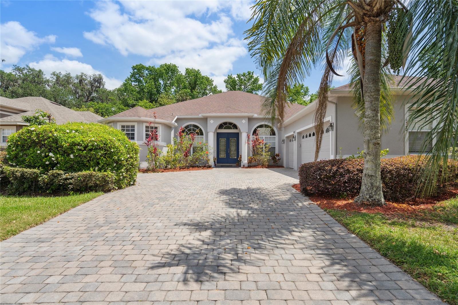 **LARGE PRICE REDUCTION! Seller offering $10,000 towards buyer's closing costs!** Welcome Home to Barrington Estates Gated Community in the highly sought after area of Winter Springs! This community features a gated entry, larger lots, a private tot lot and top-rated Oviedo schools. From this location you will have easy freeway access and be within a short drive to shopping, entertainment and more. Enjoy a quiet stroll along the tree lined streets in the community and then relax on your very private back screened in patio with in-ground pool/spa and over-looking the lush trees and vegetation behind this homesite which lends to the total seclusion for the owners. I hope you like nature and the sounds of birds singing their songs because that is exactly what you will get when you are relaxing on your back patio. Living Room, FamilyRoom + Florida Room, Huge Owners Suite with sliding glass door with direct access to pool area, well equipped Kitchen with island & breakfast nook, sprinkler & alarm systems included, 12' ceiling, 18' x18' ceramic tile floors in kitchen, breakfast nook, baths, Corian countertops & sink. Recent upgrades include: Pool resurfacing with new equipment, tile, and LED lights in 2024, new exterior Sherwin-Williams paint in 2020, and new roof in 2019. This home has an oversized three car side load garage and paver driveway with room to park five vehicles. Come and enjoy your new home perfect for entertaining!