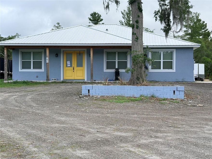 Great location for a 2000 plus square foot home with 4 bed room 3 full bath with inground fiberglass pool with UV cleaner sitting on 2.5 plus acres. Very private location for all your toys.   Chef style kitchen with ZLINE dual fuel gas top 36" range , 60" refrigerator.   Large 10 x18 truss patio over looking  14x30 fiberglass pool.