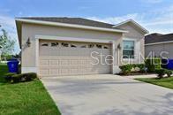 Bright and open 4 bedroom, 2 bath house in desirable South Fork. Split floor plan with living room, dining room and kitchen in center flanked by primary bedroom on one side and three bedrooms, full bath and inside laundry room on other side. Laundry room leads to a 2 car garage. Kitchen features granite counters, stainless steel appliances, staggered 42 inch maple cabinets with crown molding and an eat in island with double sinks. Relax in primary bedroom at the back of house with room for your king sized bed, end tables and a dresser. Two spacious walk-in closets in hallway leading to en suite bath with granite counter, two vanities, separate shower and a garden tub. Other upgrades include recessed lighting in kitchen, ceiling fans in all bedrooms and living room and ceramic tile throughout except in bedrooms. Second bath with corian counter and two sinks. No backyard neighbors. You will be able to enjoy community amenities-pool, park and playground. Close to highway 301 and I-75 leading to Selmon Expressway. Easy commute to MacDill AFB, Downtown Tampa, Cruise Terminal and beaches. Near shopping, hospital, restaurants and recreation.