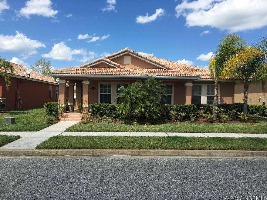 Beautiful 3 bedroom 2 bath home in the very desirable community of Venetian Bay. Home features 42'' cabinets, upgraded 18'' tile floor throughout, tile roof, quartz style counter-tops and stainless appliances. Also features a custom master bath with double vanities as well as vaulted ceilings throughout. Experience the lifestyle of relaxation in this award winning golf course community featuring a state of the art clubhouse, walking and biking trails, and a thriving town center with shops and restaurants for your enjoyment. All information intended to be accurate but not guaranteed. ;Water: City