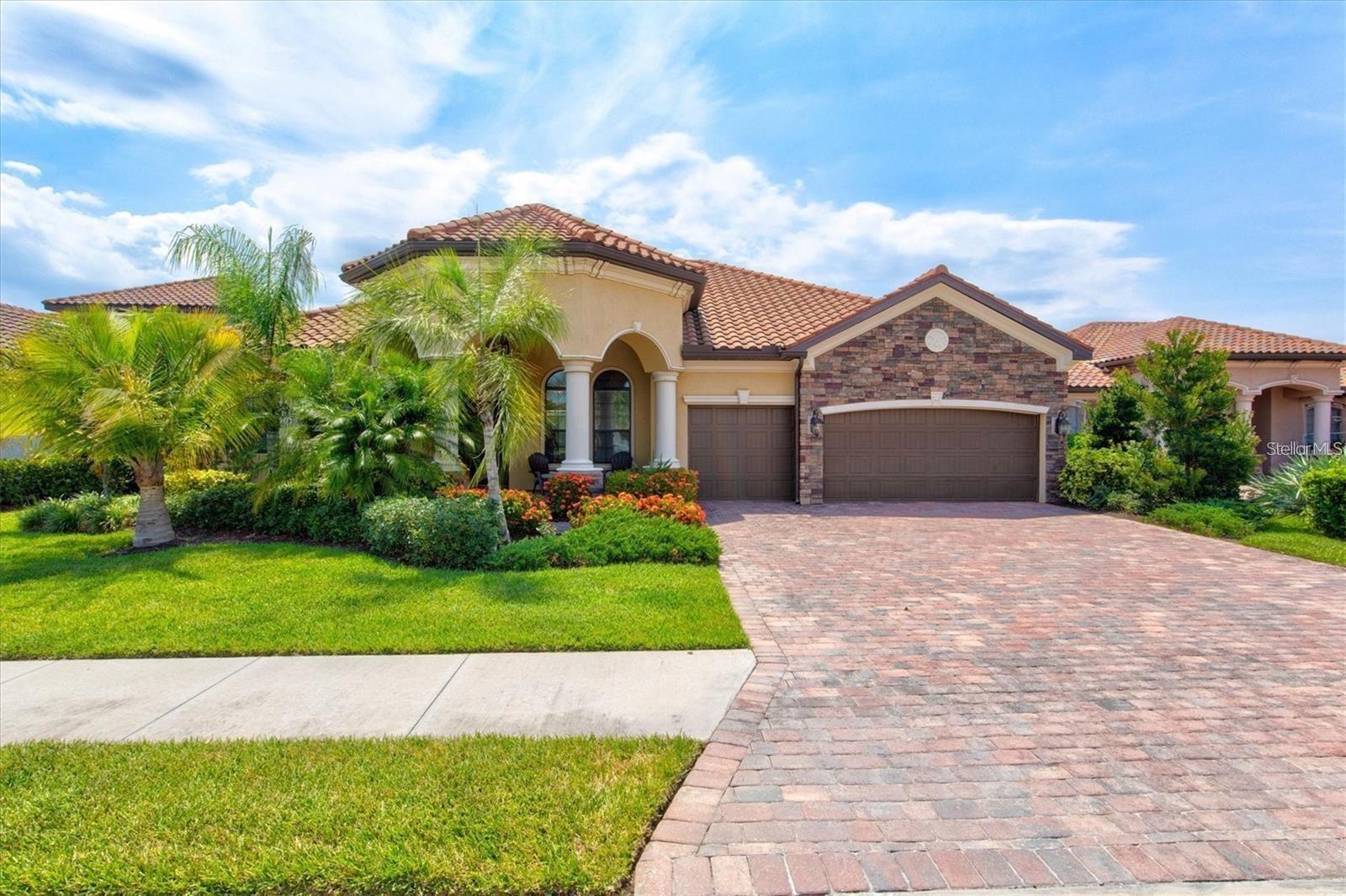 INTERIOR PHOTOS COMING SOON. Welcome to this exquisite turnkey, fully furnished residence offering 4 bedrooms, 3 bathrooms, formal dining, gathering, living space, and 3 car garage, all nestled within the beautiful, gated, and highly desirable community of Bridgewater in Lakewood Ranch. Upon entering through the lush tropical landscaping, you will be immediately swept away by views of the expansive outdoor living space, featuring a private pool and spa, multiple lounging areas all overlooking the tranquil lakeview premium homesite. This home is an entertainer’s dream with an open and flowing floor plan! Featuring a gourmet chef’s kitchen boasting a gas cook top, stainless steel appliance package, solid wood cabinetry, crown molding, granite counters, spacious breakfast bar with separate breakfast nook. The master suite accommodates oversized walk-in closets, impressive views of your backyard oasis with private access to your oversized lanai, on-suite master bathroom featuring dual sinks, tiled walk in shower and soaking tub. With a split floor plan, the additional bedrooms have privacy, spacious closets, and a private bath. King Bed in Master, Queen Bed in 2 Bedrooms, Twin Beds in 4th Bedroom. Located just minutes to University Town Center, shopping, & dining, in the heart of golf & fitness attractions and just a short drive away from Sarasota Bradenton International Airport, and the pristine picture perfect Florida Gulf Beaches. Dog Welcome with Owner Approval and Pet Fee. AVAILABLE AUGUST 1, 2025 AS AN ANNUAL LEASE ONLY. CONTACT AGENT FOR SHOWING.