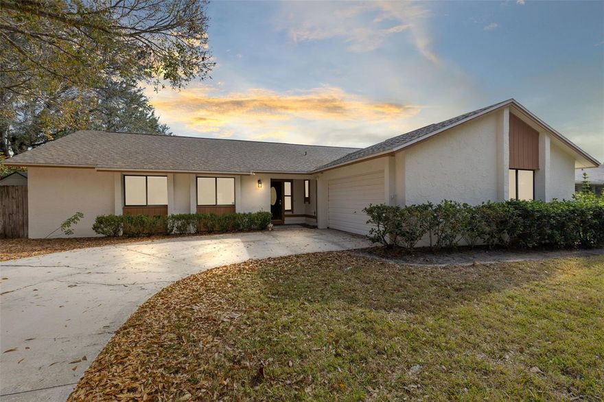 One or more photo(s) has been virtually staged. One or more photo(s) has been virtually staged.*South on Semoran Blvd *Keep right to continue on FL-436 E/Semoran Blvd *Turn right onto FL-426 W *Turn left onto N Ranger Blvd *Turn left onto Summerfield Rd *Continue onto Fairway Dr *Destination will be on the left Welcome to this beautiful, single-family home in the Golfside Community in Winter Park! This stunning 3-bedroom, 2-bathroom residence offers a living space of 1,738 square feet. When you enter the home, you step right into the family room. To the right of it, you can find the dining room/living room combo, all with stunning light fixtures. The living room as well as the family room provide access through sliding doors to the covered back patio. From there you step right into the wide open back yard, all perfect for hosting family and friends. Off to the wide open living space, you step right into the kitchen. The kitchen features an island, a full set of stainless steel appliances, stunning stone counter tops & plenty of cabinet space. To the left of the family room, you have a hallway that leads to the 3 bedrooms and 2 bathrooms. The primary bedroom ensuite bathroom is very spacious. The home also features: beautiful wood-look tile in common living areas, extra storage closets, a laundry room & a 2-car garage. Further, this home boasts several updates: BRAND-NEW Carpet in bedrooms; FRESH Interior Paint. The home is located right by the Winter Pines Golf Club, and it is conveniently located near major highways I-4 & SR-417 for easy access to shopping, dining, & entertainment. You'll be just a short drive away from popular attractions like theme parks, downtown Orlando, International Airport and beautiful beaches. You will surely LOVE to call this place your home!