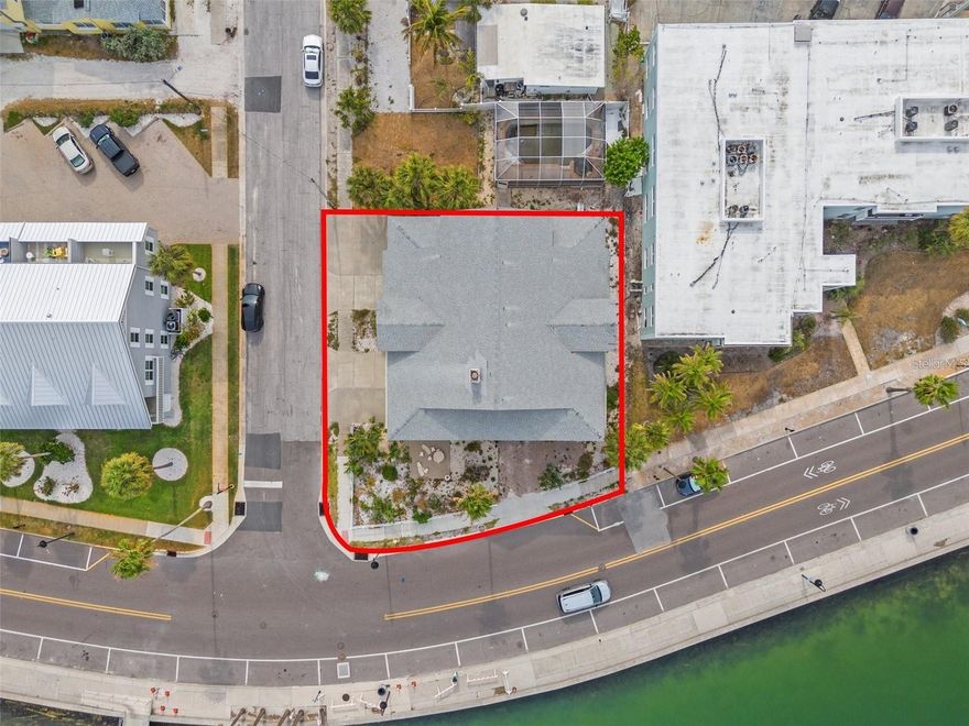 A unique waterfront property, great for a major rehab or a new home