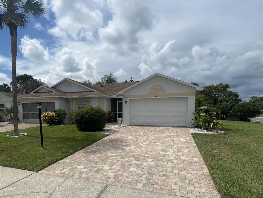 Welcome to this ANNUAL UNFURNISHED 2-bedroom, 2 bath Villa in the active 55+ community of Sun City Center. This is a perfect home to enjoy maximum living with minimum up-keep. It features work-saving galley kitchen with breakfast nook, a great room with volume ceiling and a primary bedroom with a walk-in closet and a one car garage and a spacious screened lanai. The community has many amenities and a variety of clubs, pickleball, cards, lawn bowling, fitness center, travel, gardening, ceramics, arts just to name a few. Come join the fun and welcome to Paradise!!