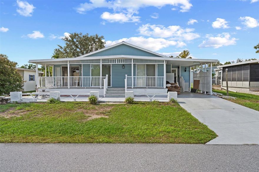 Lovely 2 Bedroom, 2 Bathroom mobile home in High Point, a sought-after 55+ community where HOA fees are just $45/month. This bright, airy home features an inviting open front porch and a comfortable layout ready for your personal touch. Located just 15 minutes from the Gulf, with easy access to beaches, shopping, dining, hospitals, and more. High Point residents enjoy access to an 18-hole golf course, solar-heated pool, tennis, pickleball, shuffleboard, bocce ball, horseshoes, cornhole, dog park, RV storage, and a lively community center with dances, concerts, card nights, and exercise classes. No CDD. Tampa airport and top attractions are just a 45-minute drive away. Whether you're retiring or snowbirding, this home offers comfort, convenience, and a wonderful community. HVAC 2014. Water heater 2021.